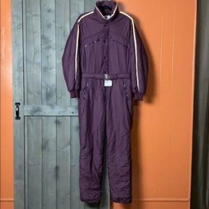 Peter Steinebronn Men's Couture Ski Suit Maroon Size 50/Medium